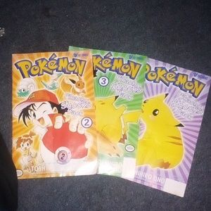 Pok`emon Pikachu Shocks Back 2,3,4 Nintendo Viz Comics